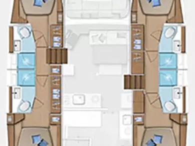 YachtCharter in Álimos - Lagoon Lagoon 46 auf SamBoat