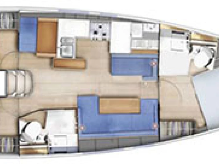 YachtCharter in Bormes-les-Mimosas - Jeanneau Sun Odyssey 410 auf SamBoat