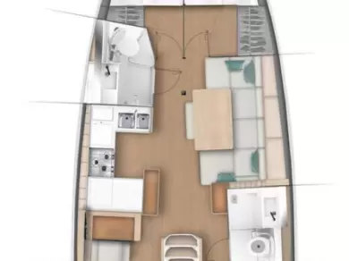 Jeanneau Sun Odyssey 440 mieten Rhodos