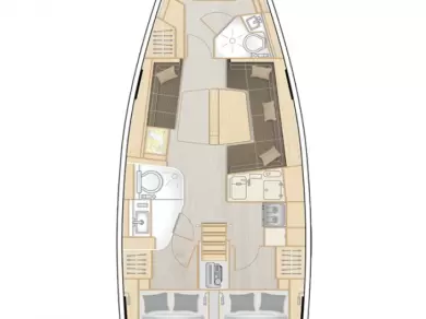 Bootsverleih Hanse Hanse 418 Lefkáda Samboat