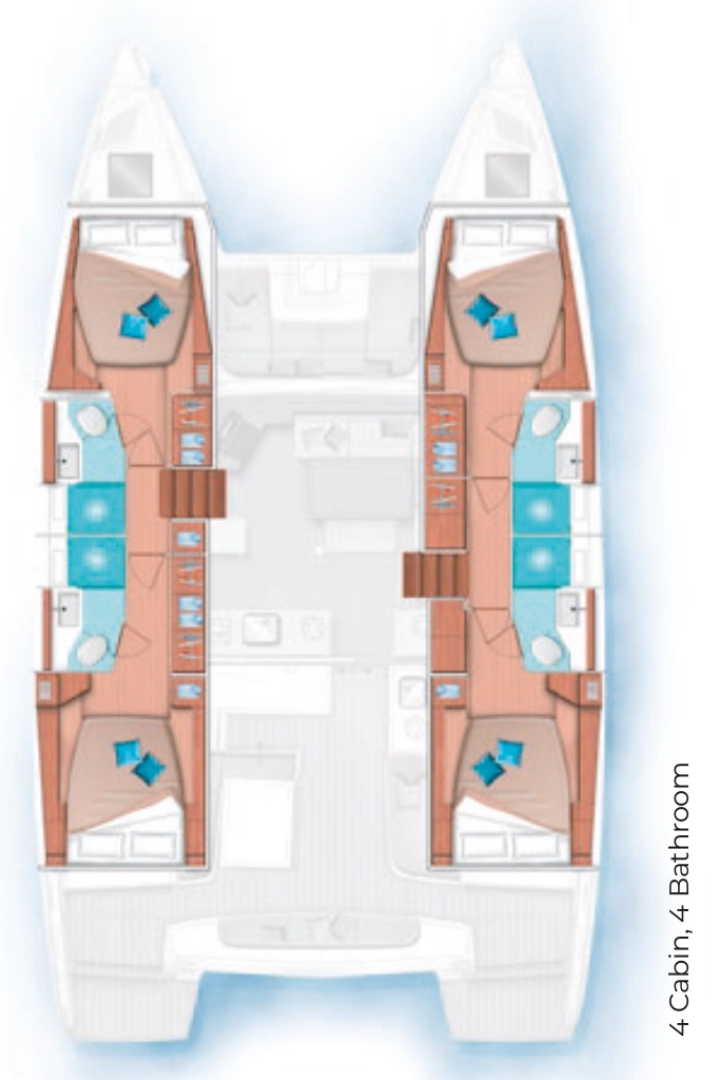 YachtCharter in Piräus - Lagoon Lagoon 46 auf SamBoat