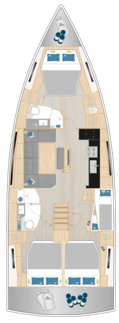 Bootsverleih Hanse Hanse 460 Marseille Samboat