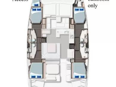 Vermietung Katamaran Leopard Catamarans / Robertson & Caine mit Führerschein