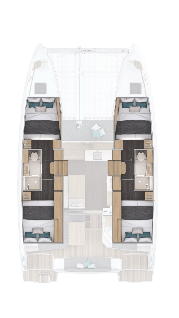 Katamaran mieten in Pomer - Lagoon Lagoon 38 - 4 cab.