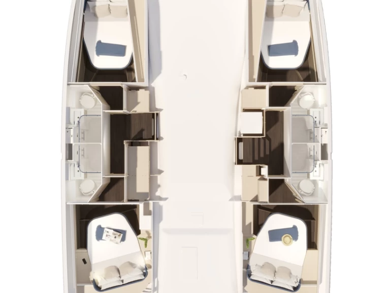 Katamaran mieten in Préveza - Fountaine Pajot Fountaine Pajot FP 44 Quatuor - 4 + 2 cab.