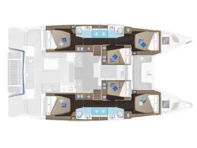 YachtCharter in Trogir - Lagoon Lagoon 51 auf SamBoat