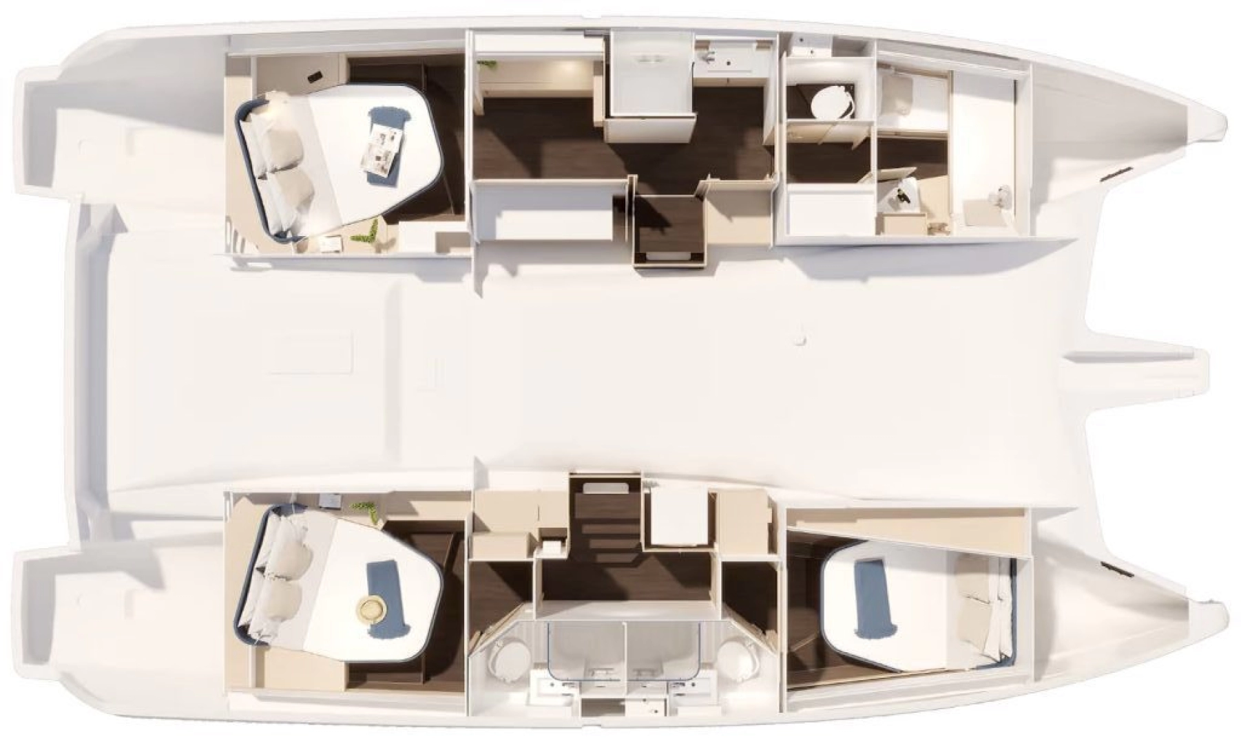 Boot mieten Road Town günstig Fountaine Pajot FP 44 Maestro - 3 cab.