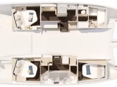 Boot mieten Road Town günstig Fountaine Pajot FP 44 Maestro - 3 cab.