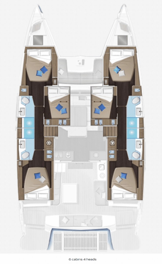 YachtCharter in Road Town - Lagoon Lagoon 51 auf SamBoat