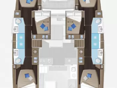 YachtCharter in Road Town - Lagoon Lagoon 51 auf SamBoat