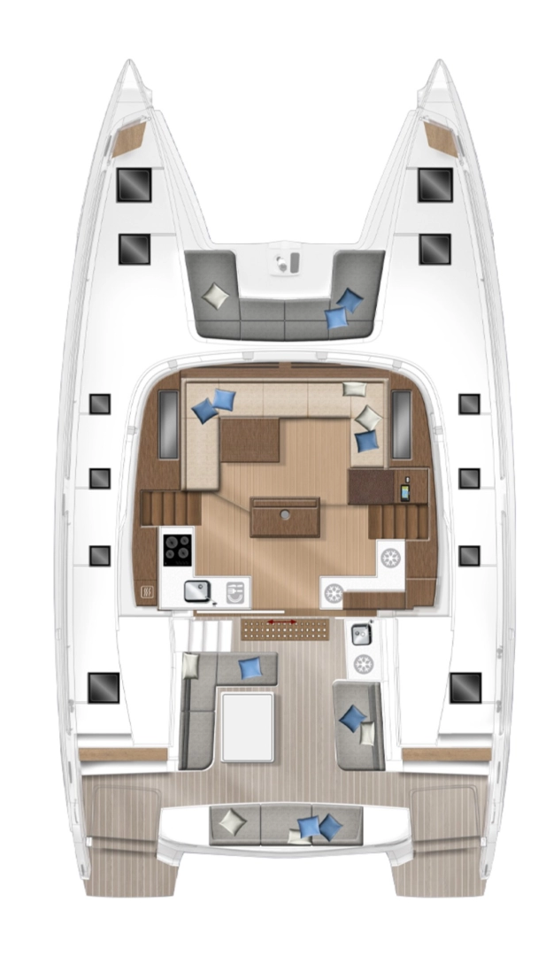 Boot mieten Kotor günstig Lagoon 50