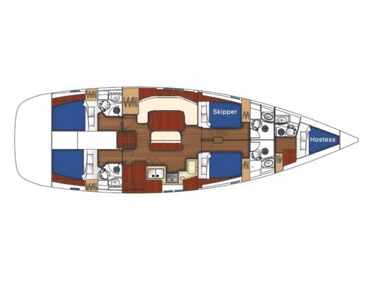 Segelboot mieten in Golfo Aranci - Bénéteau Oceanis 523 Clipper