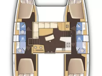 YachtCharter in Trogir - Lagoon Lagoon 42 auf SamBoat