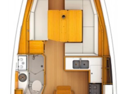 Bootsverleih Jeanneau Sun Odyssey 389 Gouviá Samboat