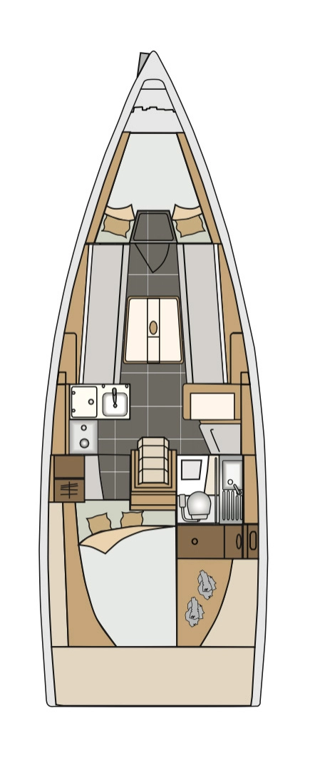 Vermietung Segelboot Elan mit Führerschein