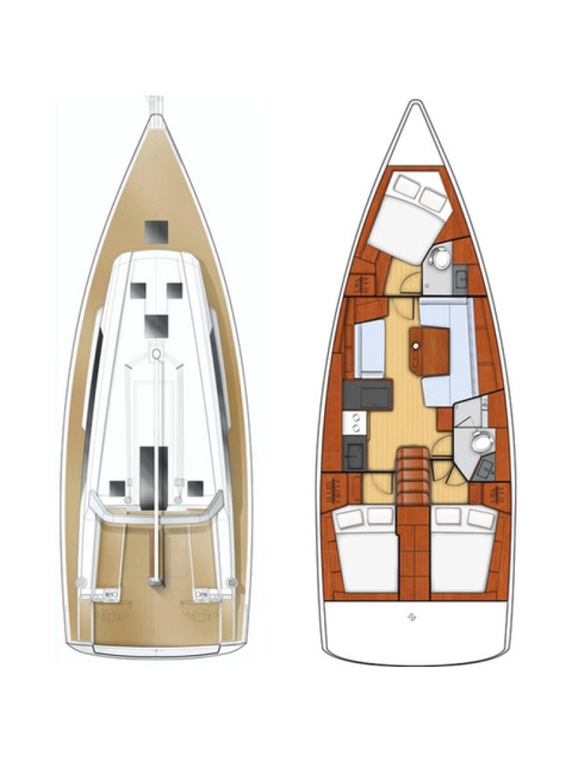 YachtCharter in Kaštela - Bénéteau Oceanis 41.1 auf SamBoat