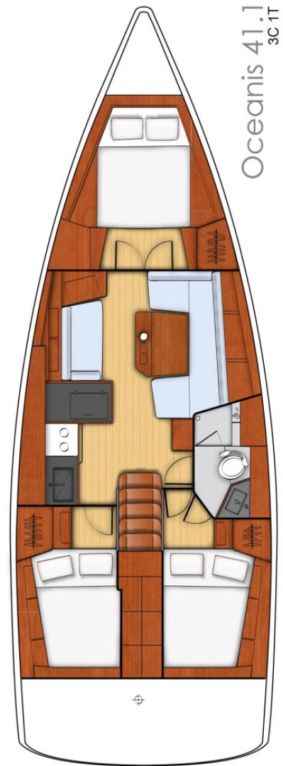 YachtCharter in Biograd na Moru - Bénéteau Oceanis 41.1 auf SamBoat