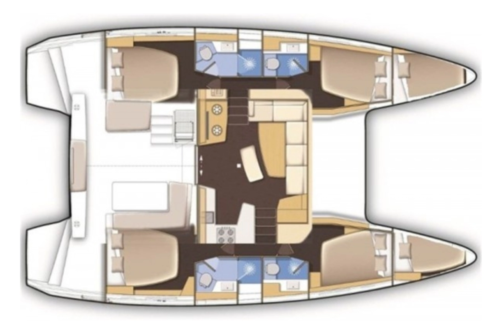 YachtCharter in Biograd na Moru - Lagoon Lagoon 42 auf SamBoat