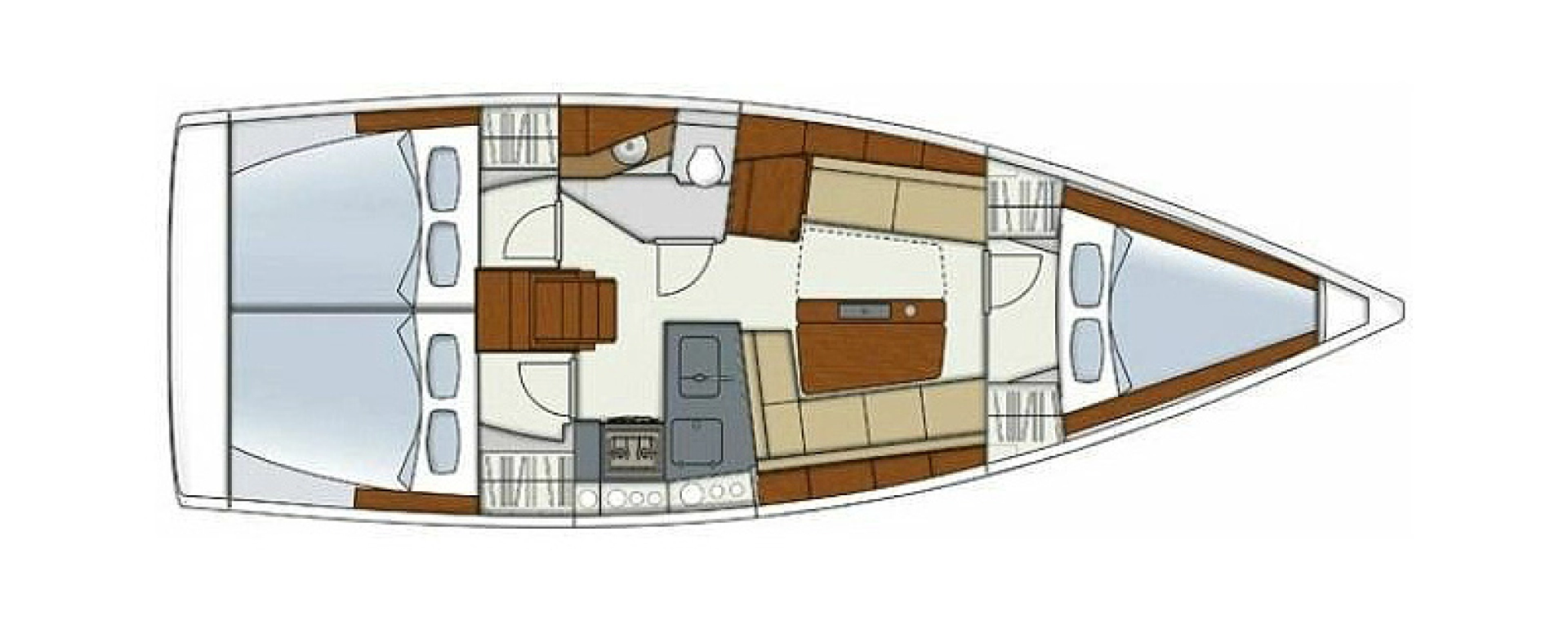 Bootsverleih Hanse Hanse 345 Préveza Samboat