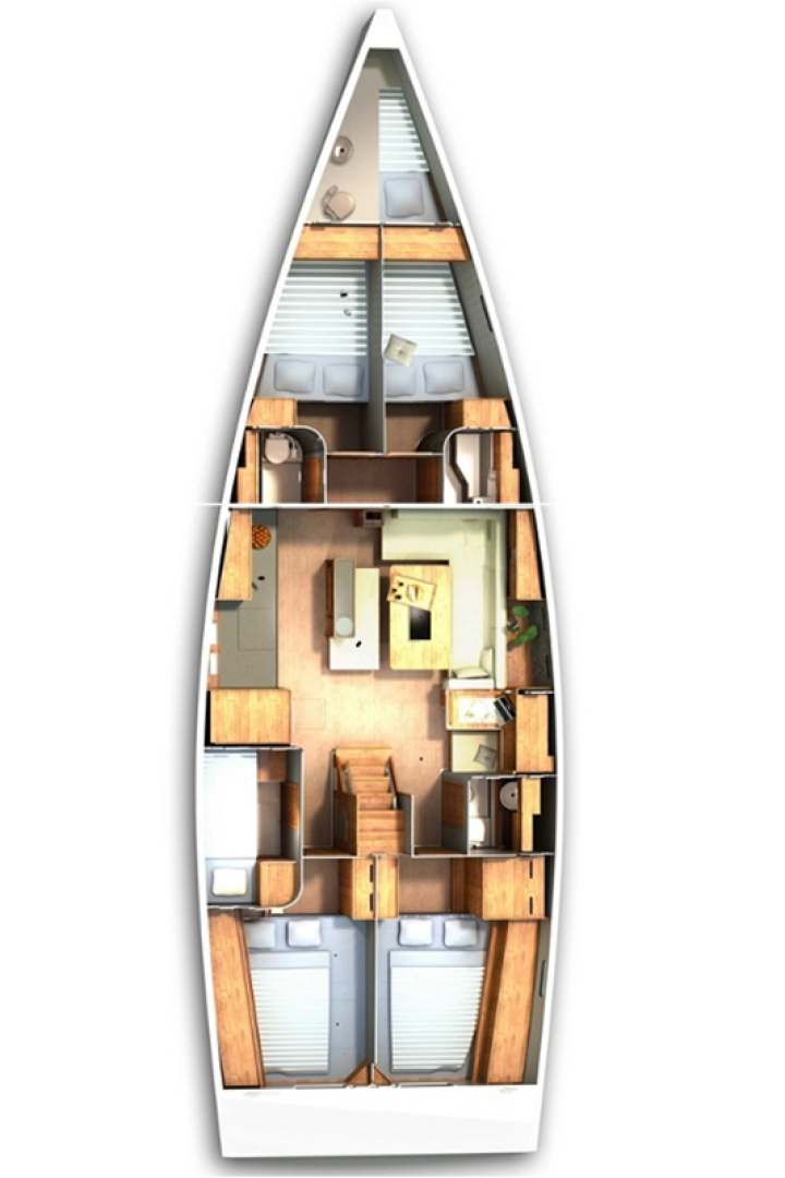 Boot mieten Kos günstig Hanse 505