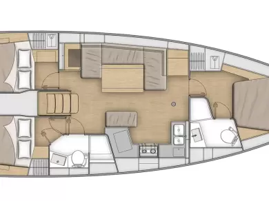 Segelboot mieten in Skradin - Bénéteau Oceanis 40.1