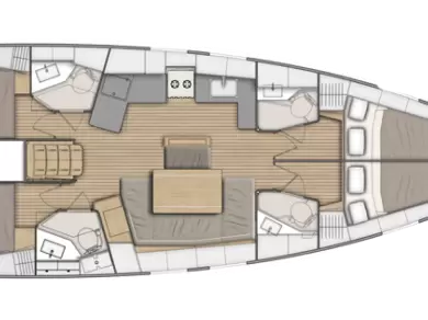 YachtCharter in Kos - Bénéteau Oceanis 46.1 auf SamBoat