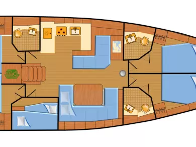Segelboot mieten in Rogoznica - Bénéteau Oceanis 51.1