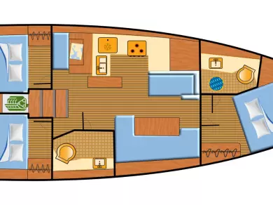Boot mieten Rogoznica günstig Sun Odyssey 410