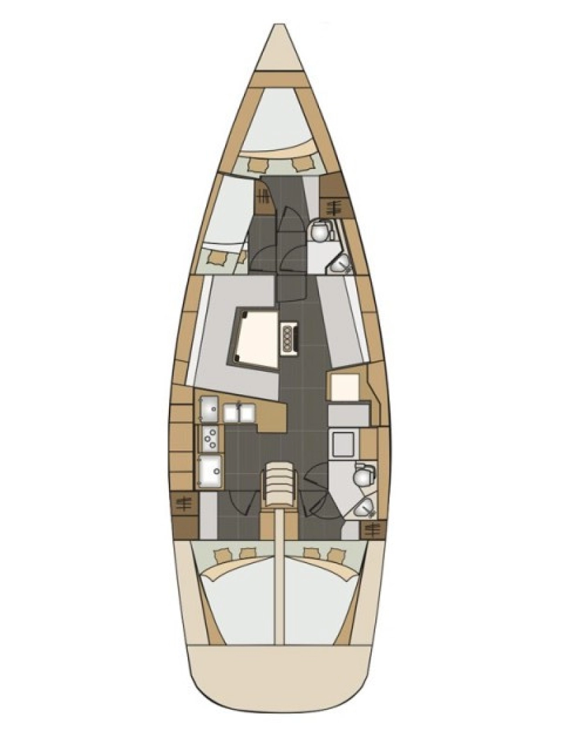 Segelboot mieten in Novi Vinodolski - Elan Impression 45