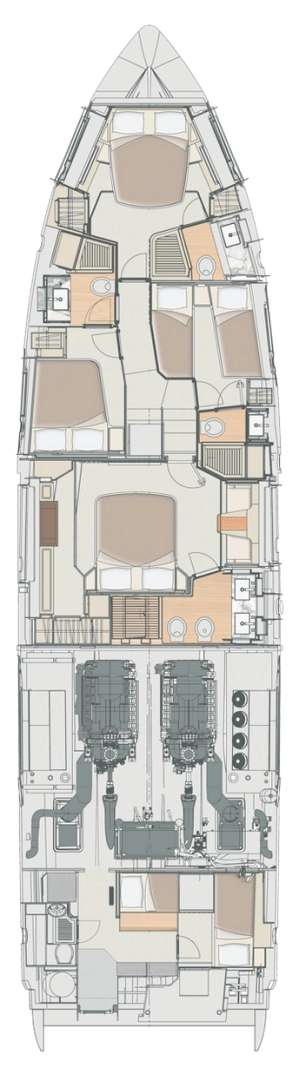 YachtCharter in Sukošan - Azimut Azimut 72 Fly auf SamBoat