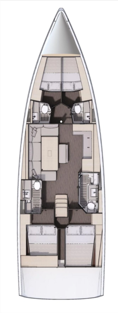 Segelboot mit oder ohne Skipper Dufour mieten in Tribunj