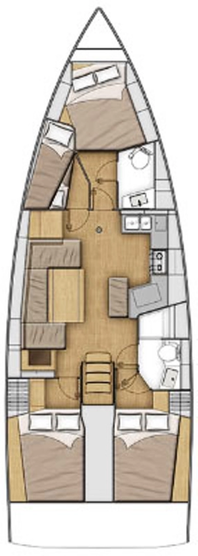 Bootsverleih Bénéteau Oceanis 40.1 Pomer Samboat