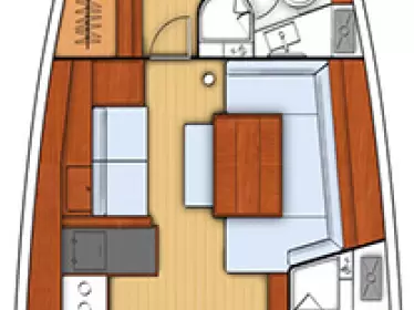 Boot mieten Trogir günstig Oceanis 45