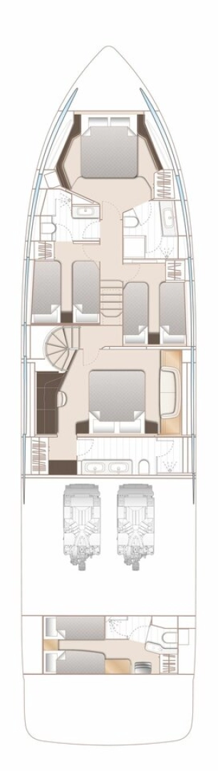 Yacht mieten in Podstrana - Princess Princess Y72