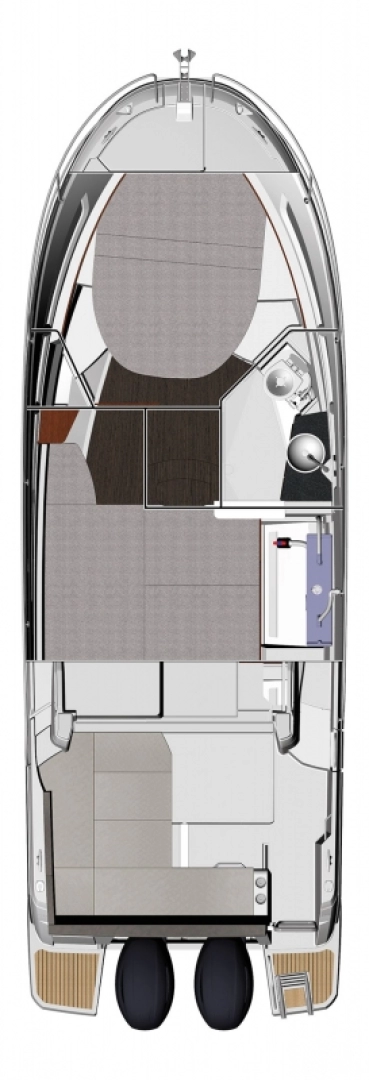 Vermietung Motorboot Jeanneau mit Führerschein