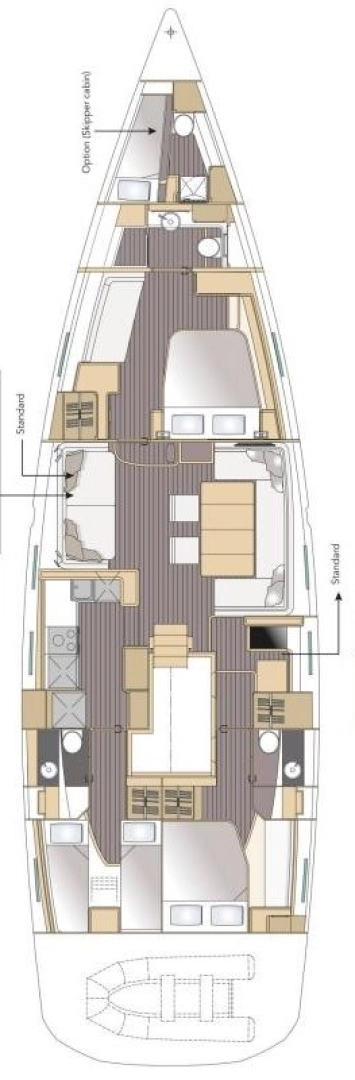 Ein Jeanneau Jeanneau 64 mieten in Pula