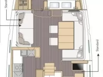 Ein Jeanneau Jeanneau 64 mieten in Pula