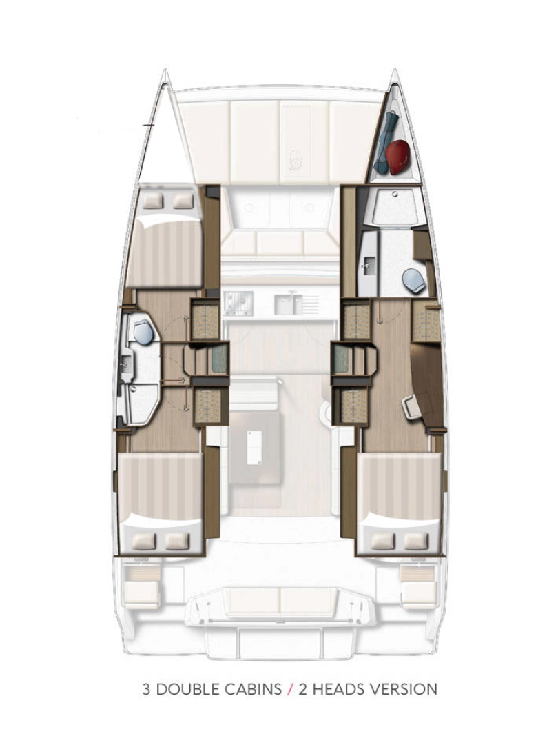 YachtCharter in Kaštela - Bali Bali Catsmart OW - 3 cab. auf SamBoat