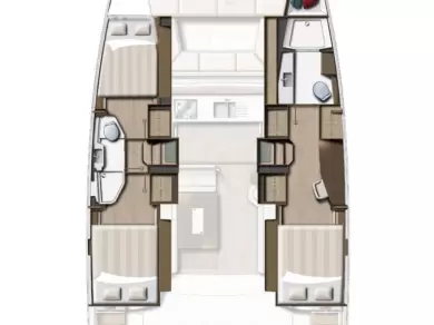 YachtCharter in Kaštela - Bali Bali Catsmart OW - 3 cab. auf SamBoat