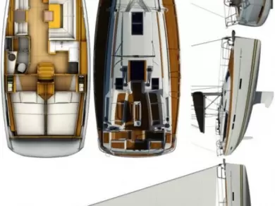 Vermietung Segelboot Jeanneau mit Führerschein