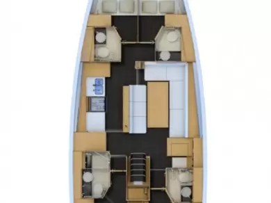 YachtCharter in Pirovac - Jeanneau Jeanneau 54 auf SamBoat