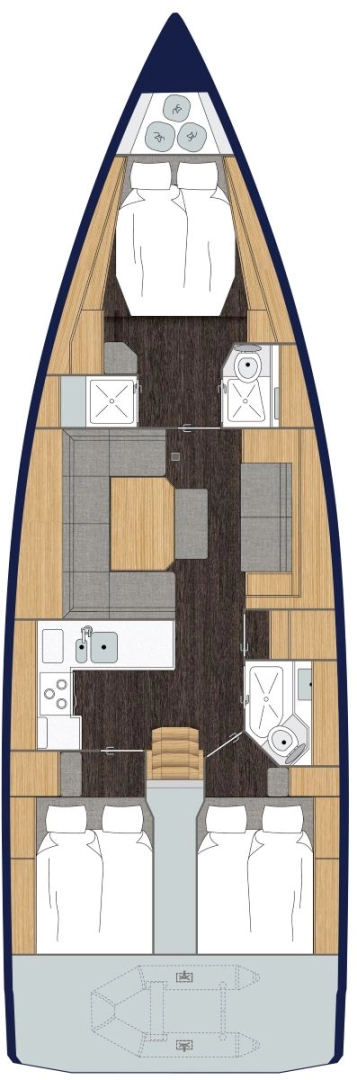 Vermietung Segelboot Bavaria mit Führerschein