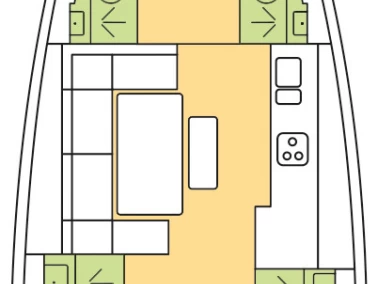 Bootsverleih Dufour Dufour 460 Grand Large Seget Donji Samboat