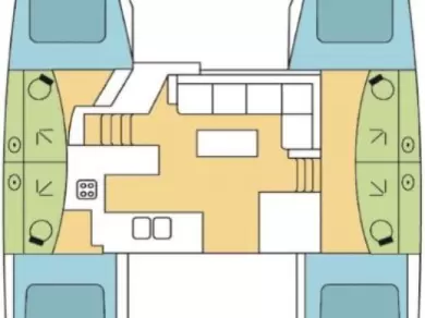 Vermietung Katamaran Fountaine Pajot mit Führerschein