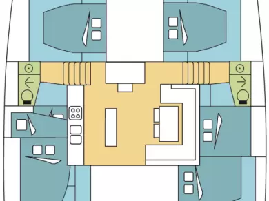 YachtCharter in Palma de Mallorca - Lagoon Lagoon 52 auf SamBoat