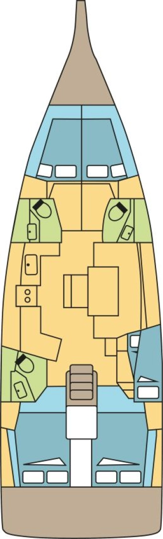 Vermietung Segelboot Bénéteau mit Führerschein