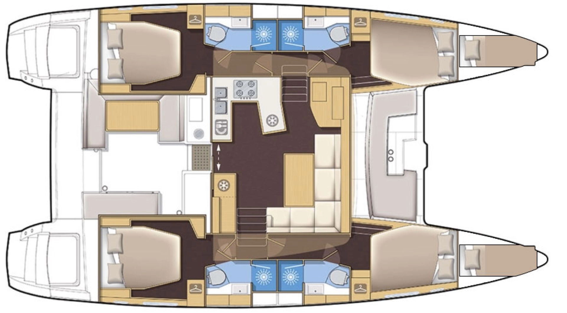 Katamaran mieten in Kaštela - Lagoon Lagoon 450 F