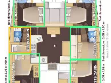 Boot mieten Kaštela günstig Lagoon 52