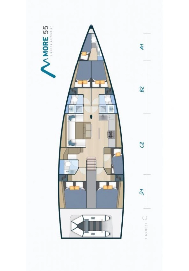 YachtCharter in Kaštela - More Boats More 55 auf SamBoat