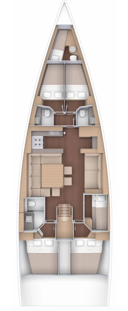 Dufour Dufour 560 Grand Large mieten Álimos